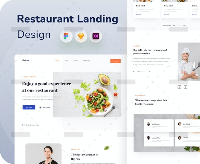 Restaurant Landing page